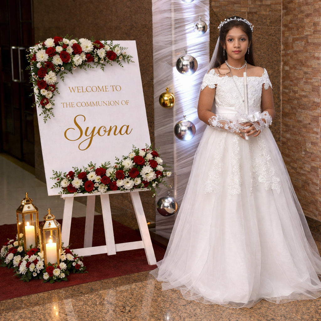 Communion celebration of Syona Fronteiro | KAIN Kreations